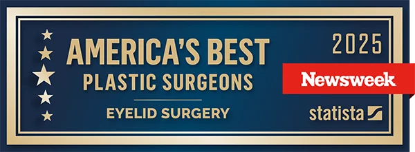 Newsweek Magazine Award 'America's Best Plastic Surgeon Eyelid Surgery 2025'